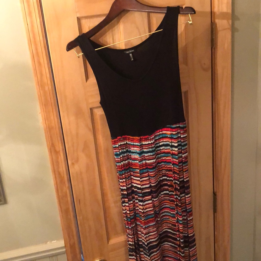 Multicolored floor length dress